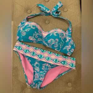 Lilly Pulitzer Bikini swimsuit set Bottoms 0 Top 6